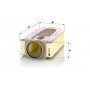 C 35 003 MANN-FILTER Повітряний фільтр