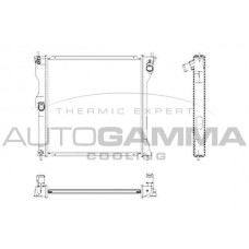 107253 AUTOGAMMA Радіатор охолодження двигуна