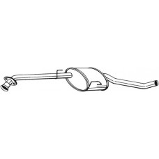283-753 BOSAL Середній глушник вихлопних газів