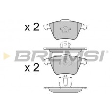 BP3301 BREMSI Комплект гальмівних колодок дисковий гальм