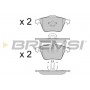 BP3301 BREMSI Комплект гальмівних колодок дисковий гальм