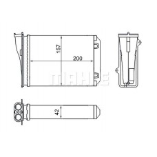 WG2180149 WILMINK GROUP Теплообмінник обігрів салону