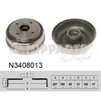 N3408013 NIPPARTS Гальмівний барабан