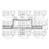 BDC1073 QUINTON HAZELL Гальмівний диск