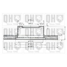 BDC1073 QUINTON HAZELL Гальмівний диск