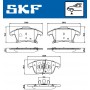 VKBP 80359 A SKF Комплект гальмівних колодок дисковий гальм