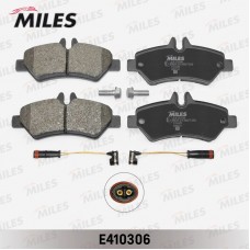 E410306 MILES Комплект гальмівних колодок дисковий гальм