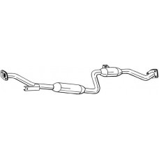 282-743 BOSAL Середній глушник вихлопних газів
