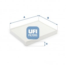 53.379.00 UFI Фільтр повітря у внутрішньому просторі
