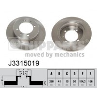 J3315019 NIPPARTS Гальмівний диск
