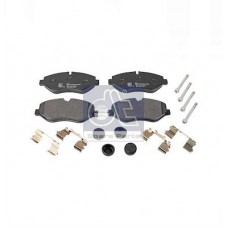 7.92607 DT Spare Parts Комплект гальмівних колодок дисковий гальм