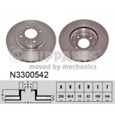 N3300542 NIPPARTS Гальмівний диск