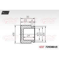 72938019 MAXTECH Поршень корпус скоби гальма