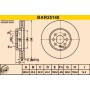 BAR25148 BARUM Гальмівний диск