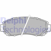 LP2710 DELPHI КомплеК т гальмівних колодок, дискове гальмо