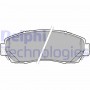 LP2710 DELPHI КомплеК т гальмівних колодок, дискове гальмо