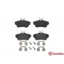 P 61 095 BREMBO Комплект гальмівних колодок дисковий гальм