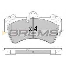 BP3099 BREMSI Комплект гальмівних колодок дисковий гальм