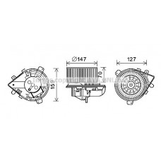 PE8395 AVA QUALITY COOLING Вентилятор салону