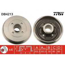 DB4213 TRW Гальмівний барабан