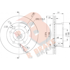 78RBD10181 R BRAKE Гальмівний диск