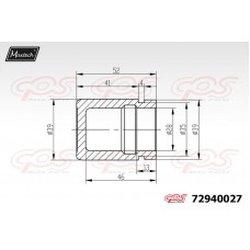 72940027 MAXTECH Поршень корпус скоби гальма