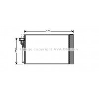 BWA5267D AVA QUALITY COOLING Конденсатор кондиціонера