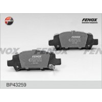 BP43259 FENOX Комплект гальмівних колодок дисковий гальм