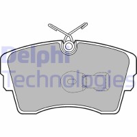LP603 DELPHI Комплект гальмівних колодок дисковий гальм