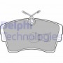 LP603 DELPHI Комплект гальмівних колодок дисковий гальм