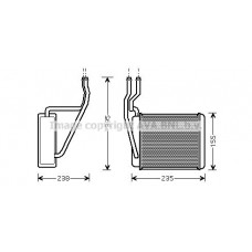 FD6329 AVA QUALITY COOLING Теплообмінник обігрів салону