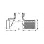 FD6329 AVA QUALITY COOLING Теплообмінник обігрів салону