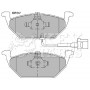KBP1617 KEY PARTS КомплеК т гальмівних колодок, дискове гальмо