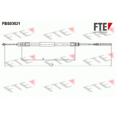 9250110 FTE Тросик, cтояночный тормоз
