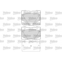 601669 VALEO Комплект гальмівних колодок дисковий гальм