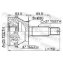 1210-011A47 FEBEST Шарнирный комплект, Привідний вал