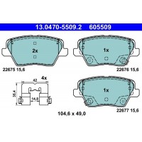 13.0470-5509.2 ATE Комплект гальмівних колодок дисковий гальм