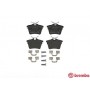 P 61 079 BREMBO Комплект гальмівних колодок дисковий гальм