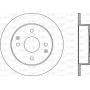 BDR2017.10 OPEN PARTS Гальмівний диск