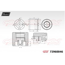 72960046 MAXTECH Поршень корпус скоби гальма