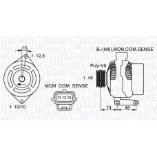 063377411010 MAGNETI MARELLI Генератор