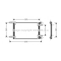FT5248 AVA QUALITY COOLING Конденсатор кондиціонера