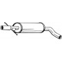 105-505 BOSAL Середній глушник вихлопних газів