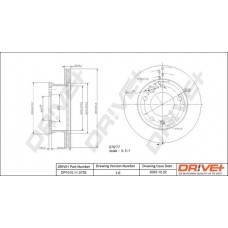 DP1010.11.0735 Dr!ve+ Гальмівний диск