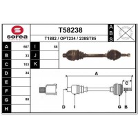 T58238 EAI Привідний вал