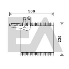 43B22023 EACLIMA Випарник кондиціонера