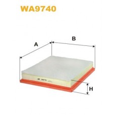 WA9740 WIX FILTERS Повітряний фільтр