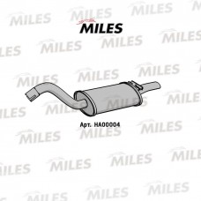 HA00004 MILES Глушник вихлопних газів кінцевий