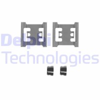 LX0218 DELPHI Комплектуючі колодки дискового гальма