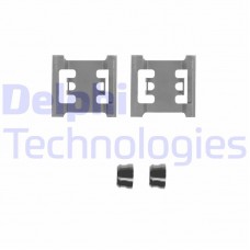 LX0218 DELPHI Комплектуючі колодки дискового гальма